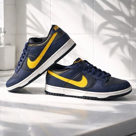 Size 14 - Nike Dunk Low Vintage Michigan - OG Box